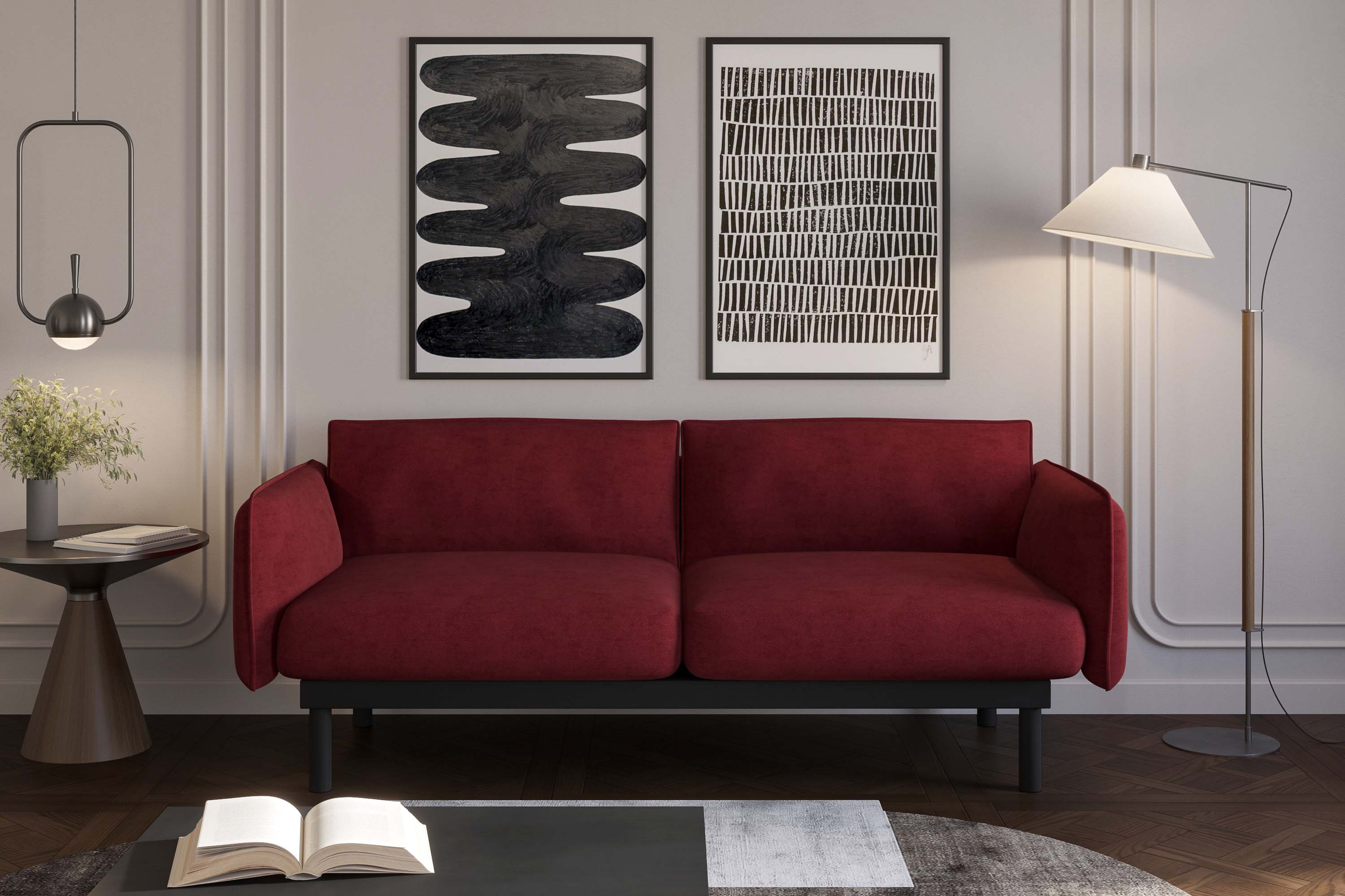 დივანი ორადგილიანი "ISTI"