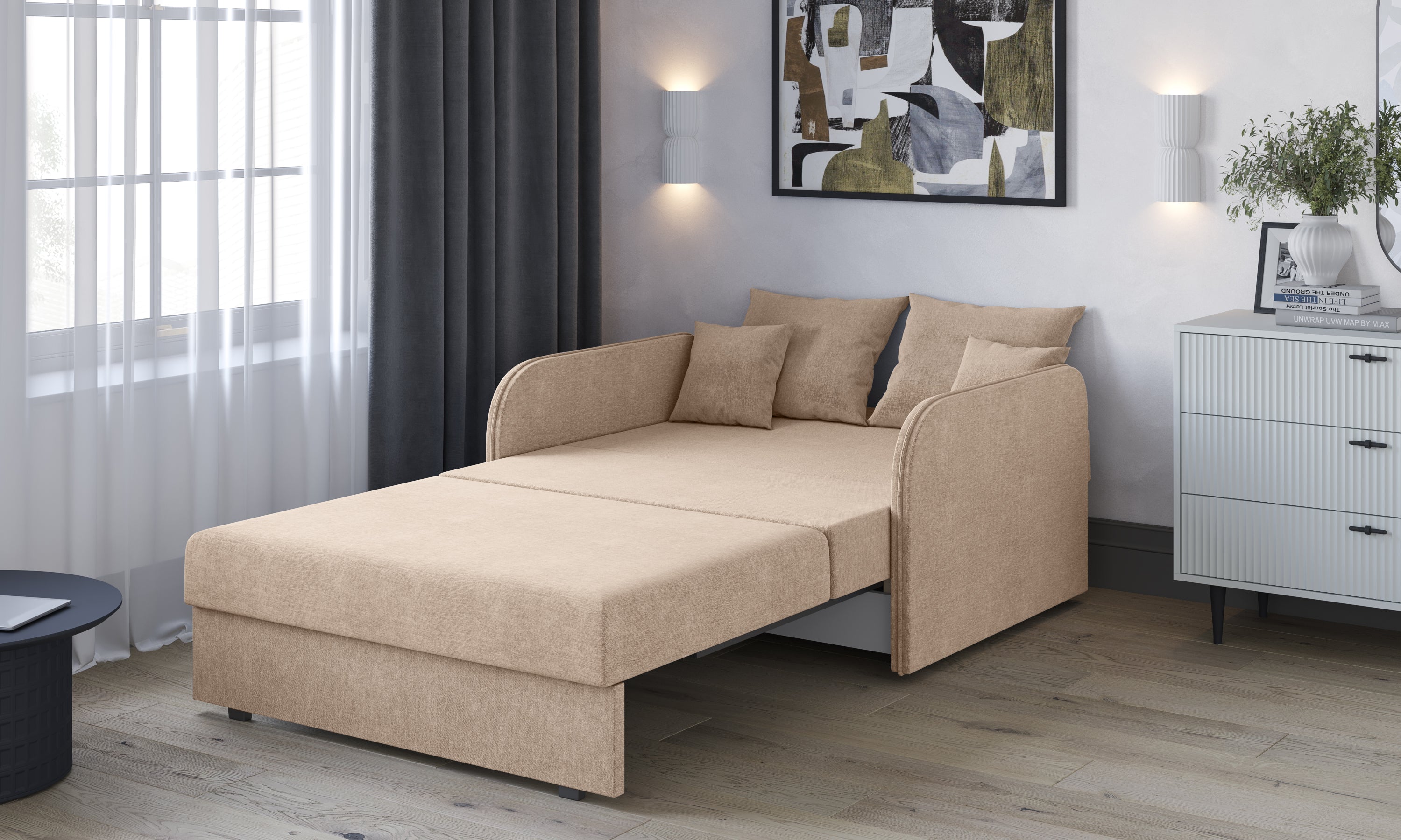 დივანი გასაშლელი ორ ადგილიანი "ANRI"