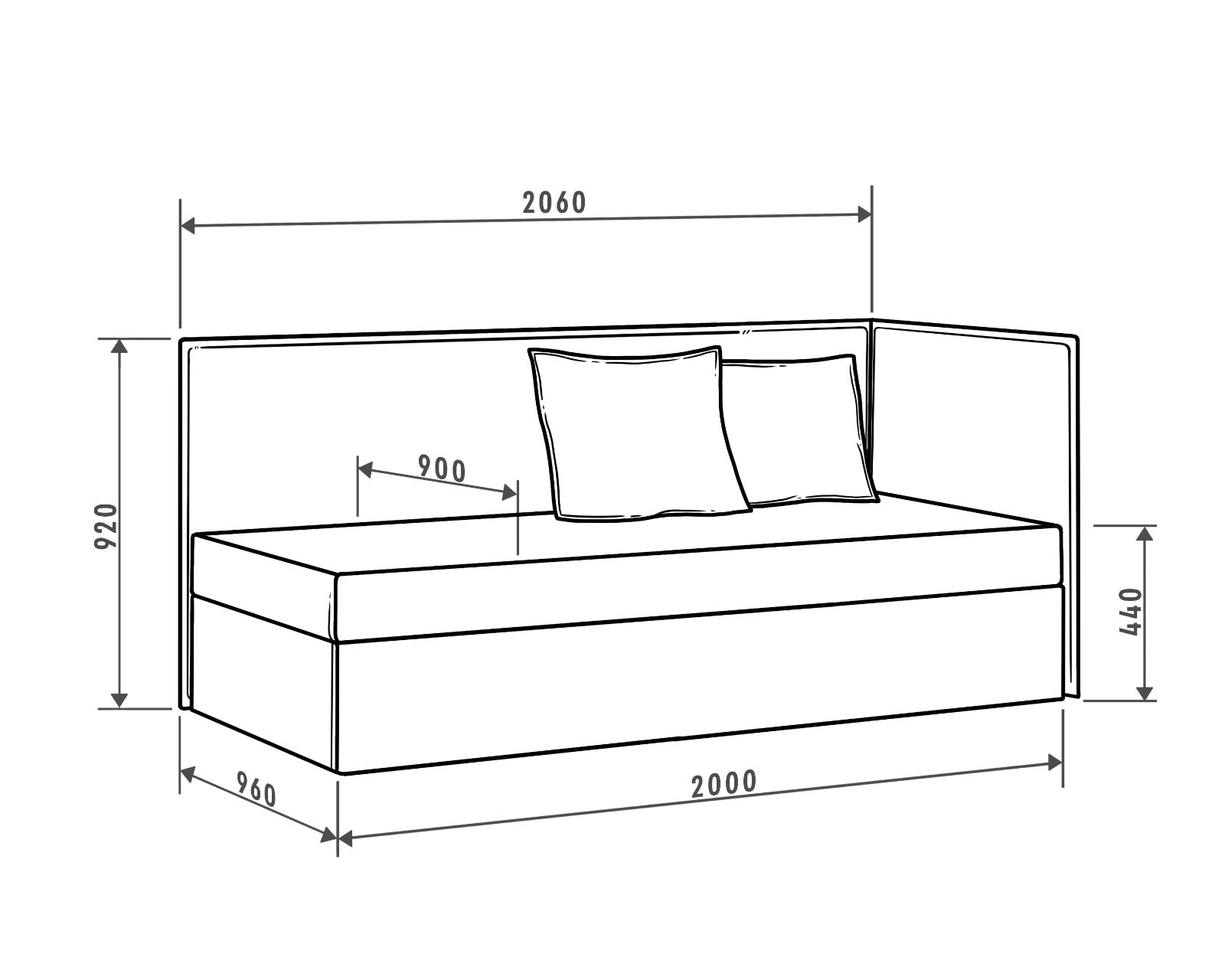 ტახტი "SATU"