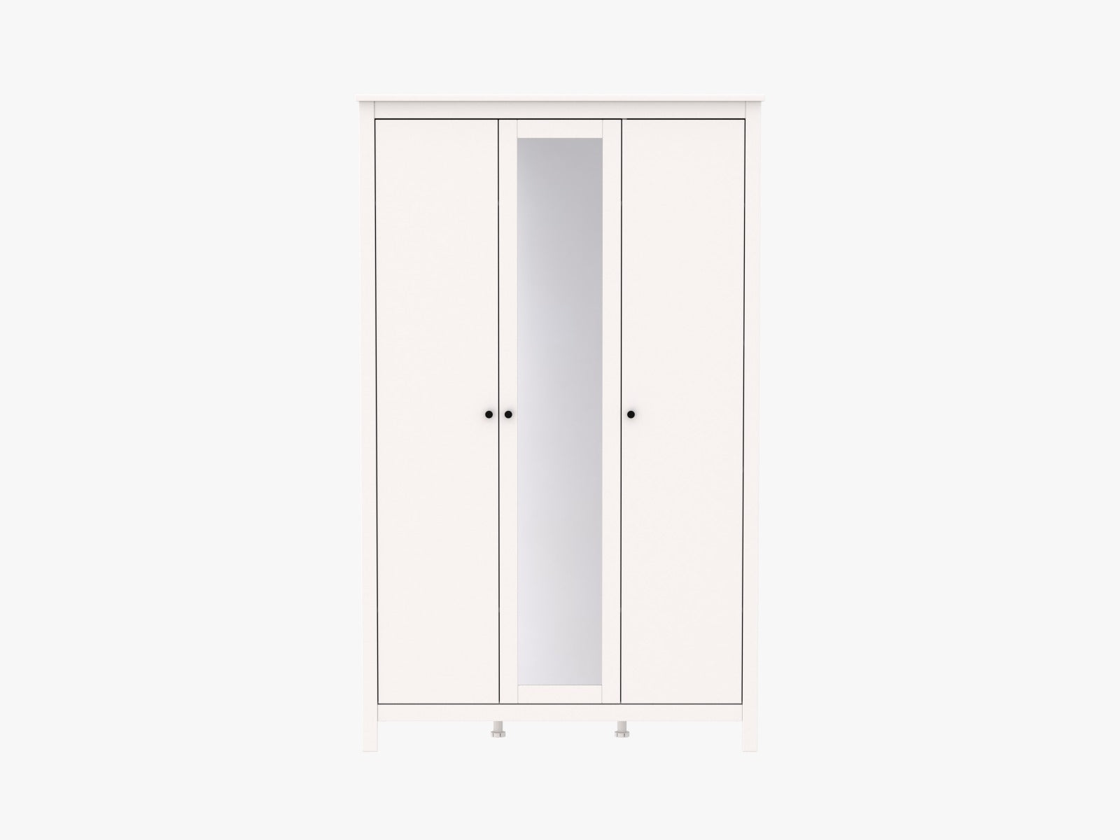 SAGA wardrobe with three doors and mirror