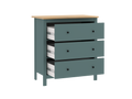 SAGA chest of drawers with three drawers