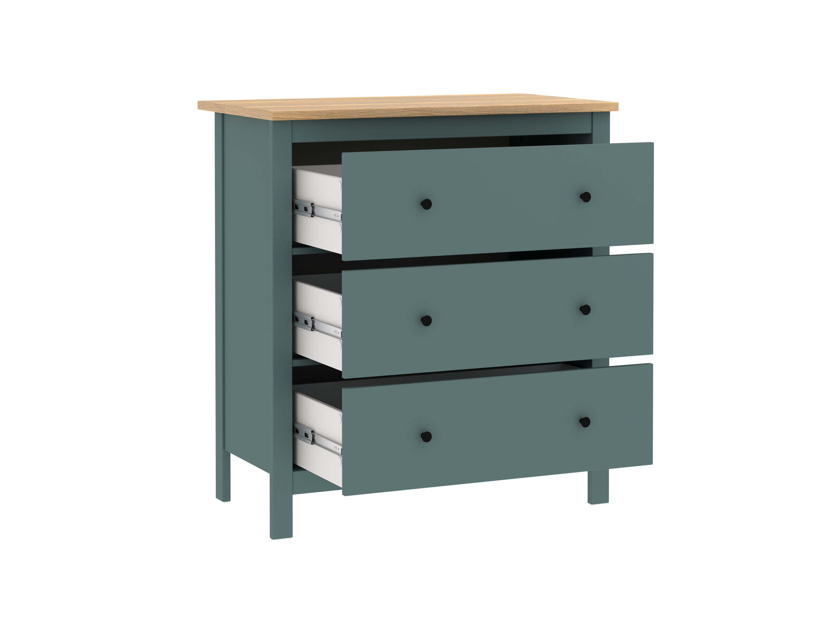 SAGA chest of drawers with three drawers