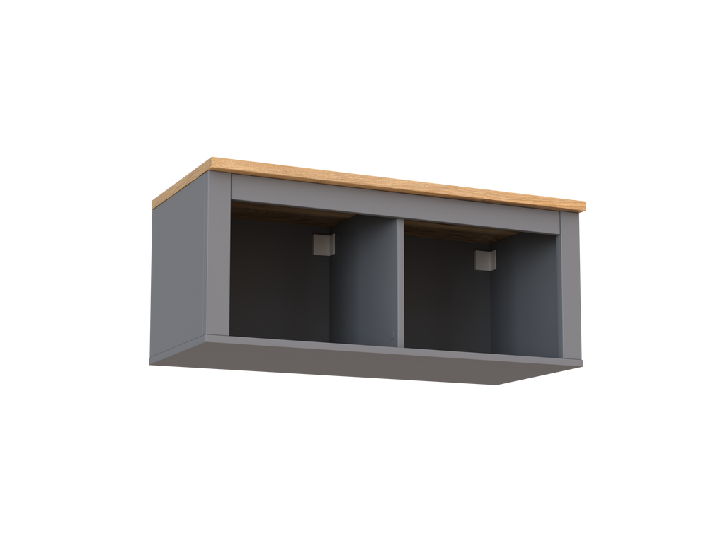 SAGA Shelf with Two Sections