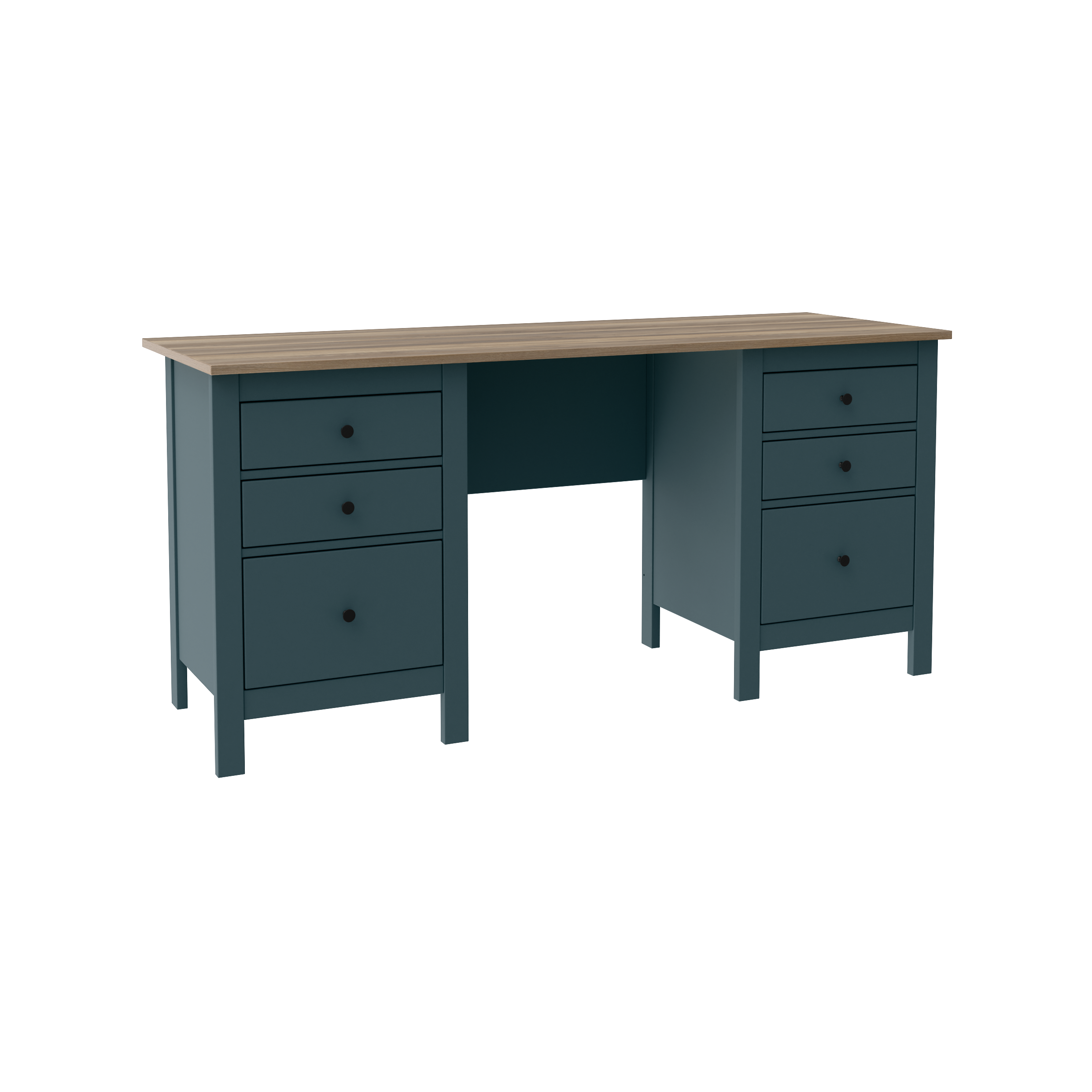 SAGA work desk with drawers on both sides